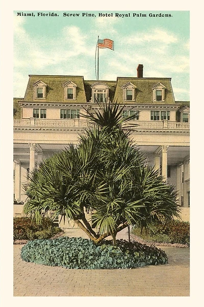 Vintage Journal Hotel Royal Palm Gardens, Miami, Florida