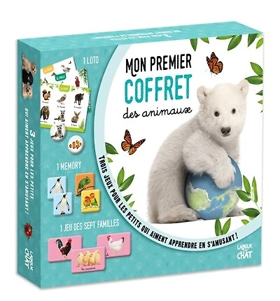 Mon premier coffret de jeux: Mon premier coffret des animaux