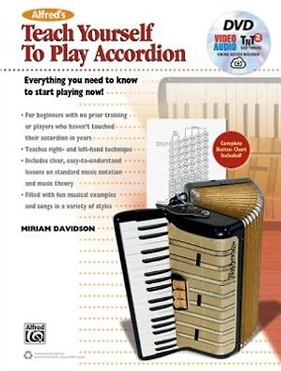 Alfred's Teach Yourself to Play Accordion: Everything You Need to Know to Start Playing Now!, Book