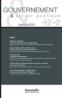 Gouvernement & action publique, n°12-2. Varia