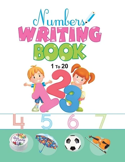 Number Writing Book: 1 to 20
