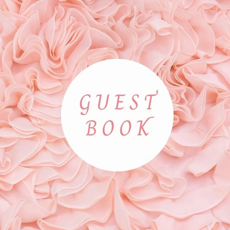 Guest Book: Visitor Register Sign-in Book For Events Wedding Birthday Party Babyshower And More