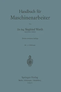 Handbuch Für Maschinenarbeiter