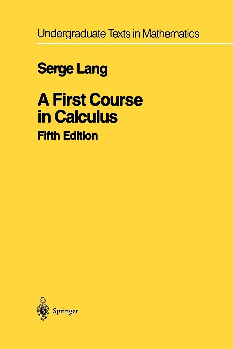 A First Course Calculus