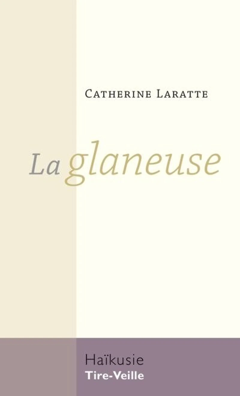 La glaneuse: haïkus