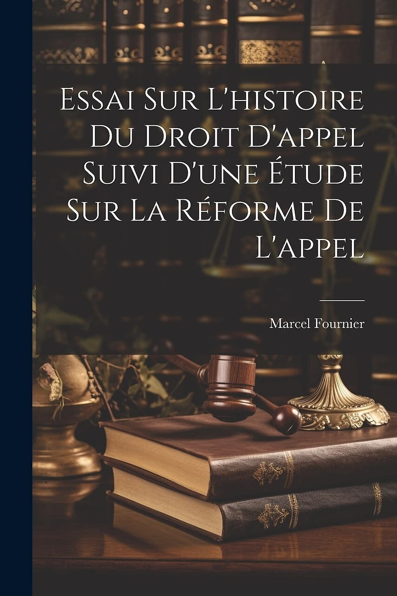 Essai Sur L'histoire Du Droit D'appel Suivi D'une Étude Sur La Réforme De L'appel