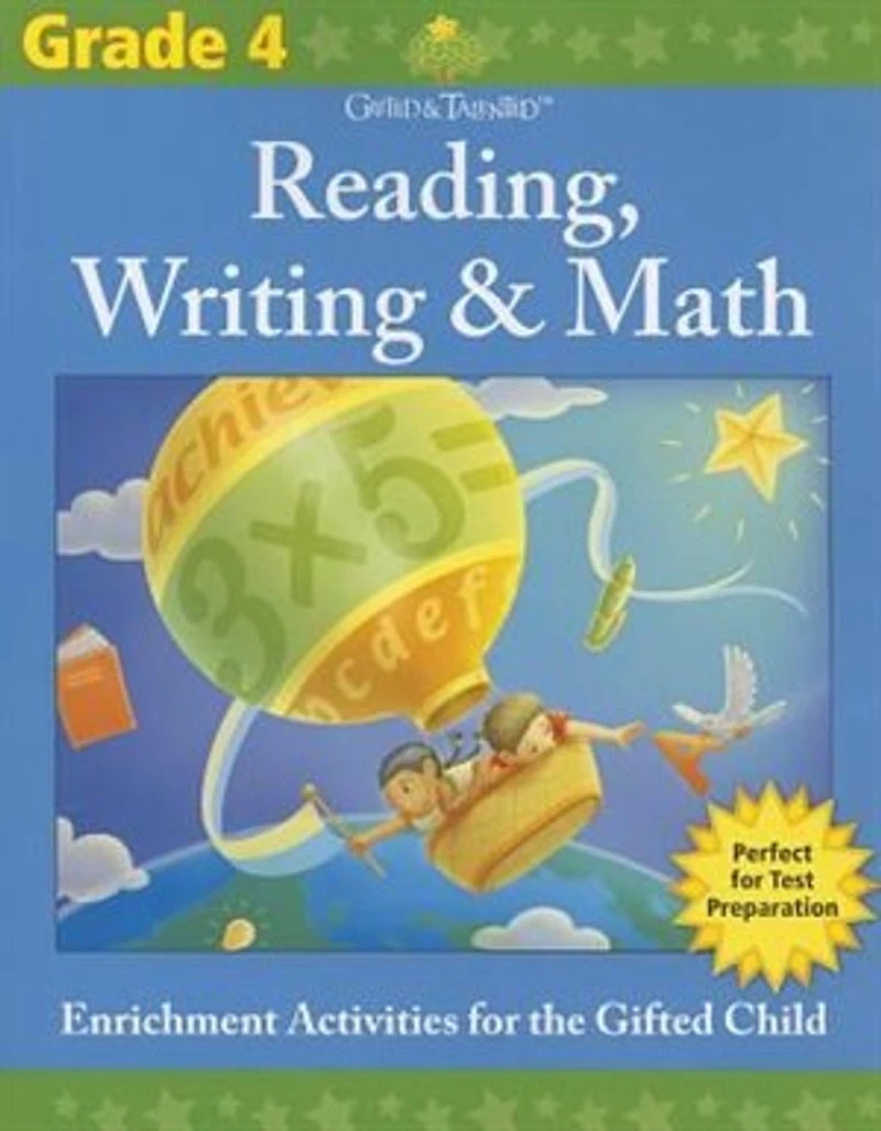 Gifted & Talented: Grade 4 Reading, Writing & Math (flash Kids Gifted & Talented)