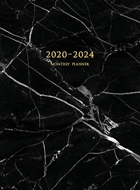 2020-2024 Monthly Planner: Five Year Monthly Planner 8.5 X 11 With Marble Cover (hardcover)