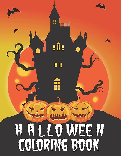 Halloween Coloring Book: Halloween Coloring Book for Kids and Adults
