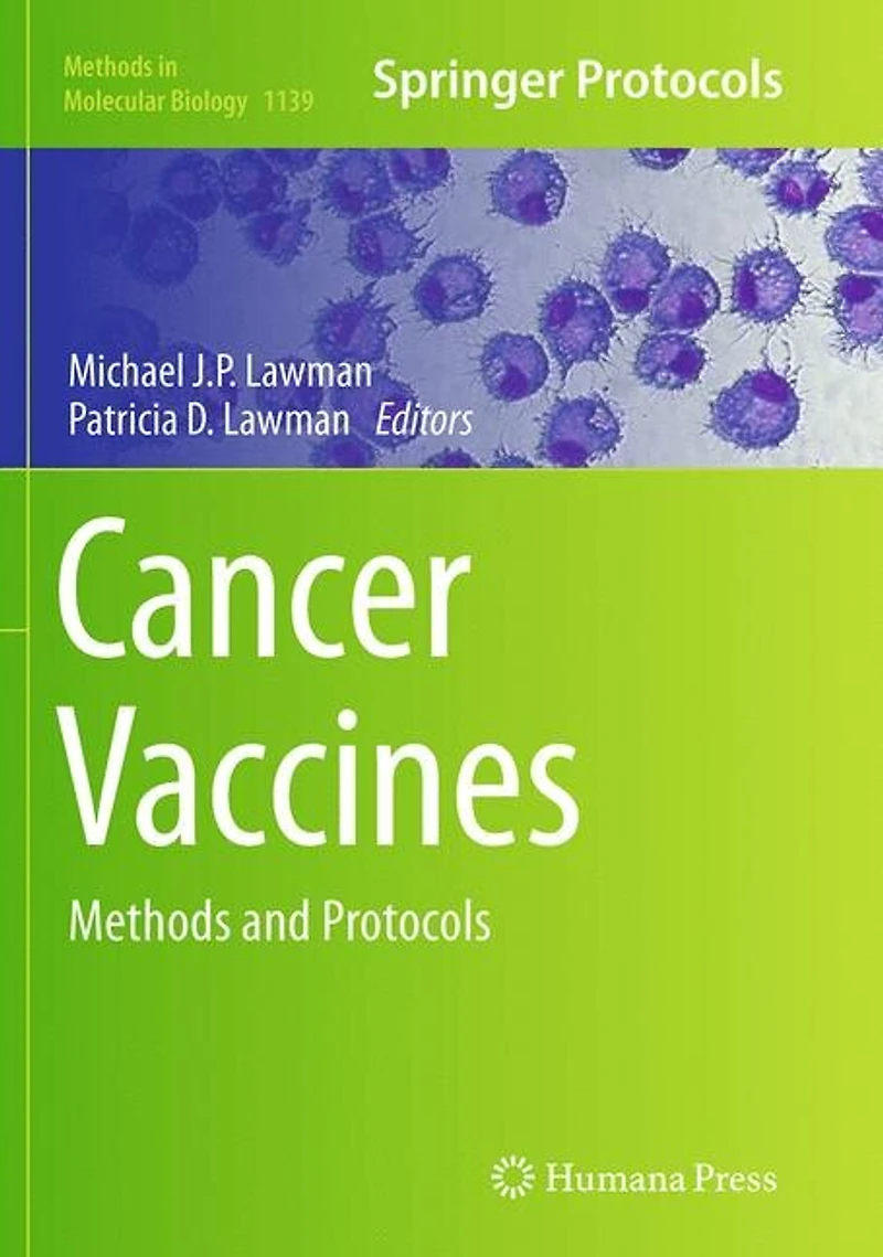 Cancer Vaccines: Methods And Protocols