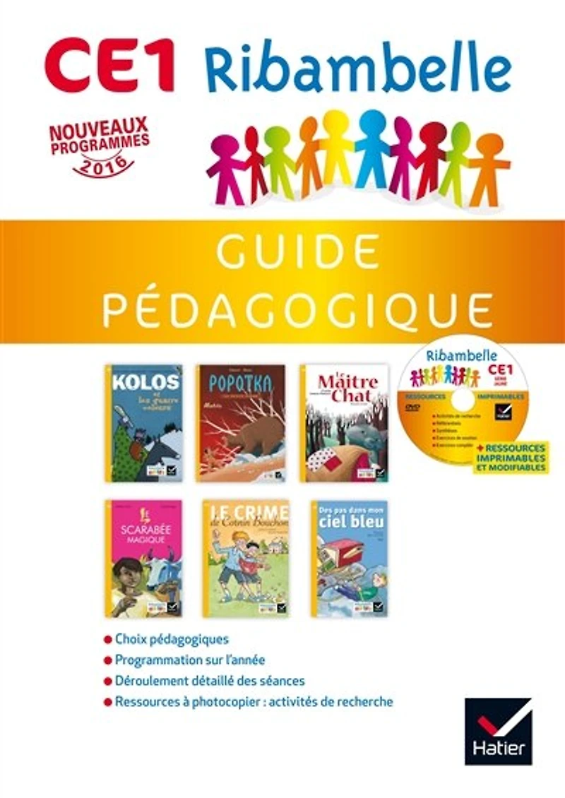 Ribambelle, français CE1, série jaune: guide pédagogique