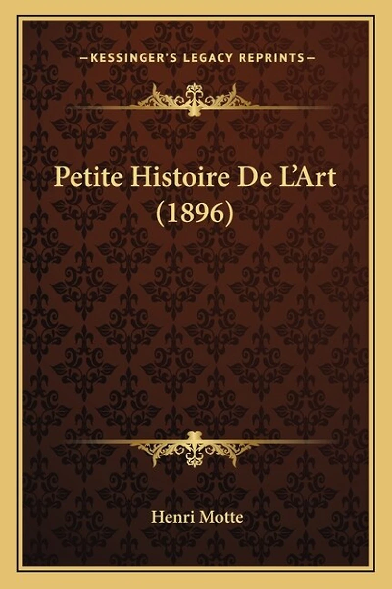Petite Histoire De L'Art (1896)