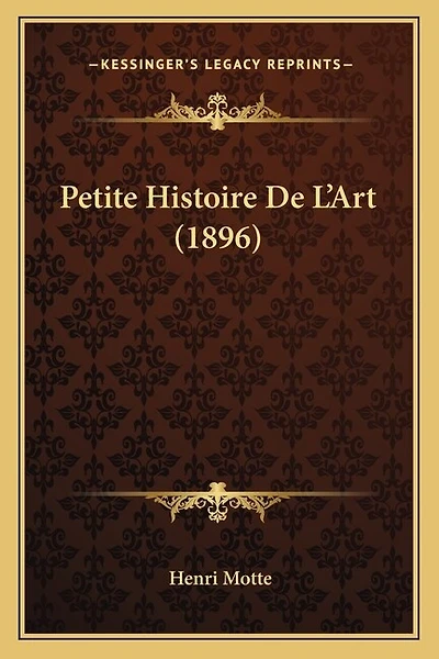 Petite Histoire De L'Art (1896)