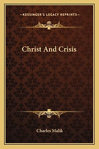 Christ And Crisis
