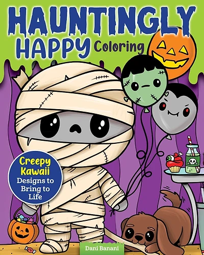 Hauntingly Happy Coloring: Creepy Kawaii Designs to Bring to Life