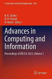 Advances in Computing and Information: Proceedings of ERCICA 2023, Volume 1