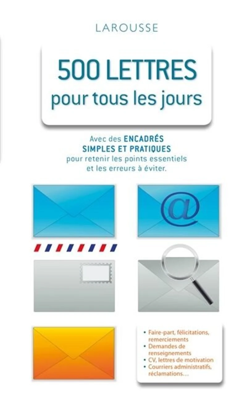 500 lettres pour tous les jours ne