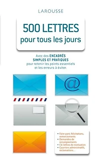 500 lettres pour tous les jours ne