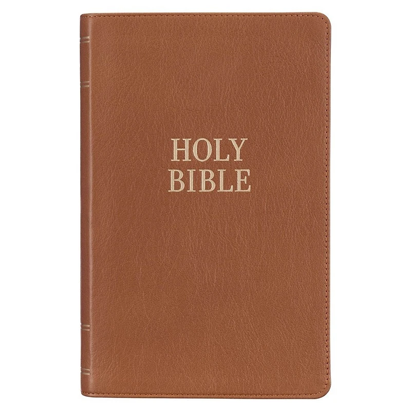 KJV Bible Giant Print Standard-size Full-grain Leather, Butterscotch
