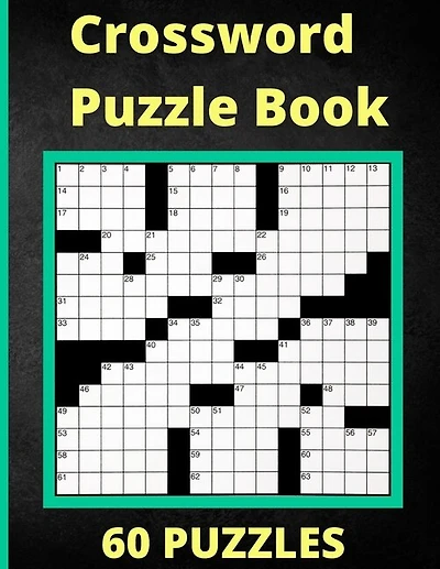 Crossword Puzzle Book 60 Puzzles: Activity Puzzlebook 60 Puzzles
