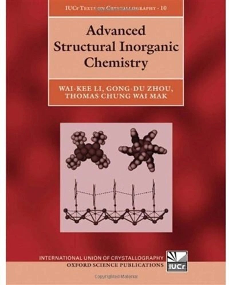 Advanced Structural Inorganic Chemistry