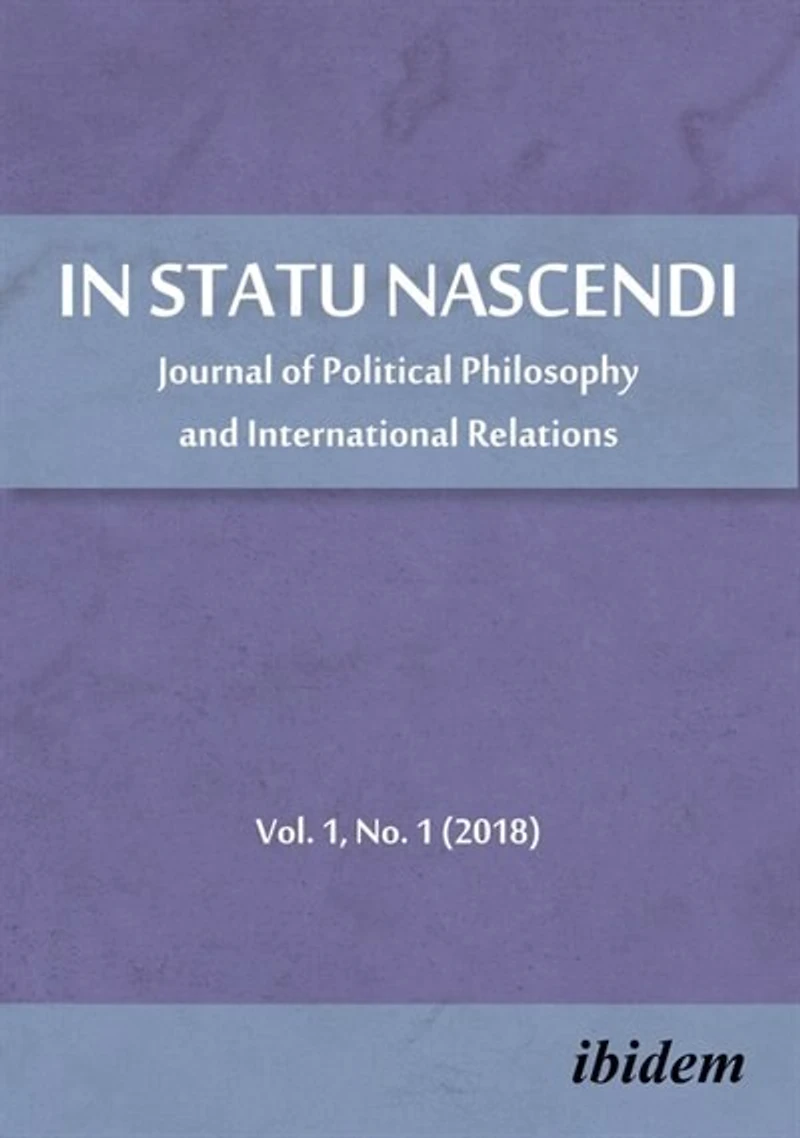 Statu Nascendi: Special Edition: On Continental Philosophy No. 10 Volume 6. Number 1 - The Last Edition