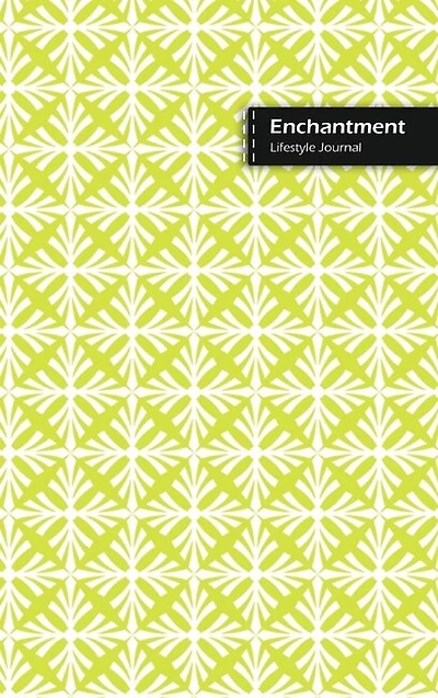 Enchantment Lifestyle Journal, Blank Write-in Notebook, Dotted Lines, Wide Ruled, Size (a5) 6 X 9 In (yellow)
