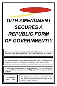 10th Amendment Secures a Republic Form of Government!!!