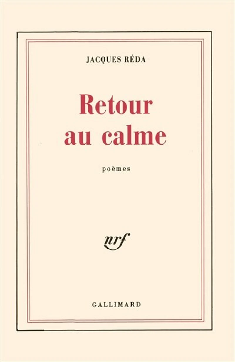 Retour au calme