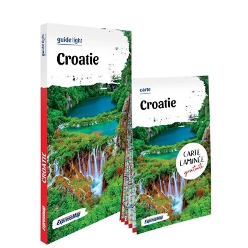 Croatie: guide et carte laminée