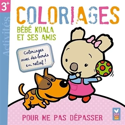 Bébé koala et ses amis: coloriages