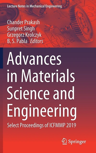 Advances Materials Science And Engineering: Select Proceedings Of Icfmmp 2019