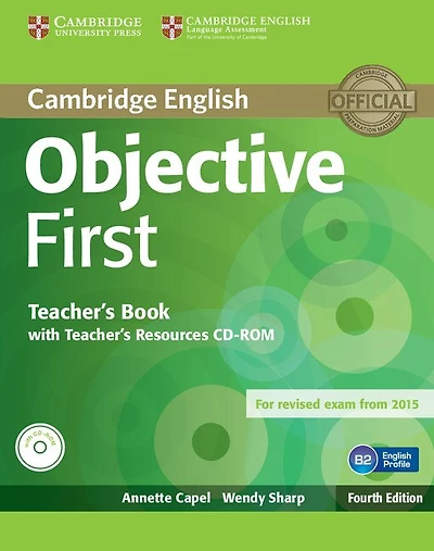 Objective First Teacher's Book With Resources Cd-rom