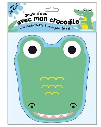 Jeux d'eau avec mon crocodile: une marionnette à main pour le bain !