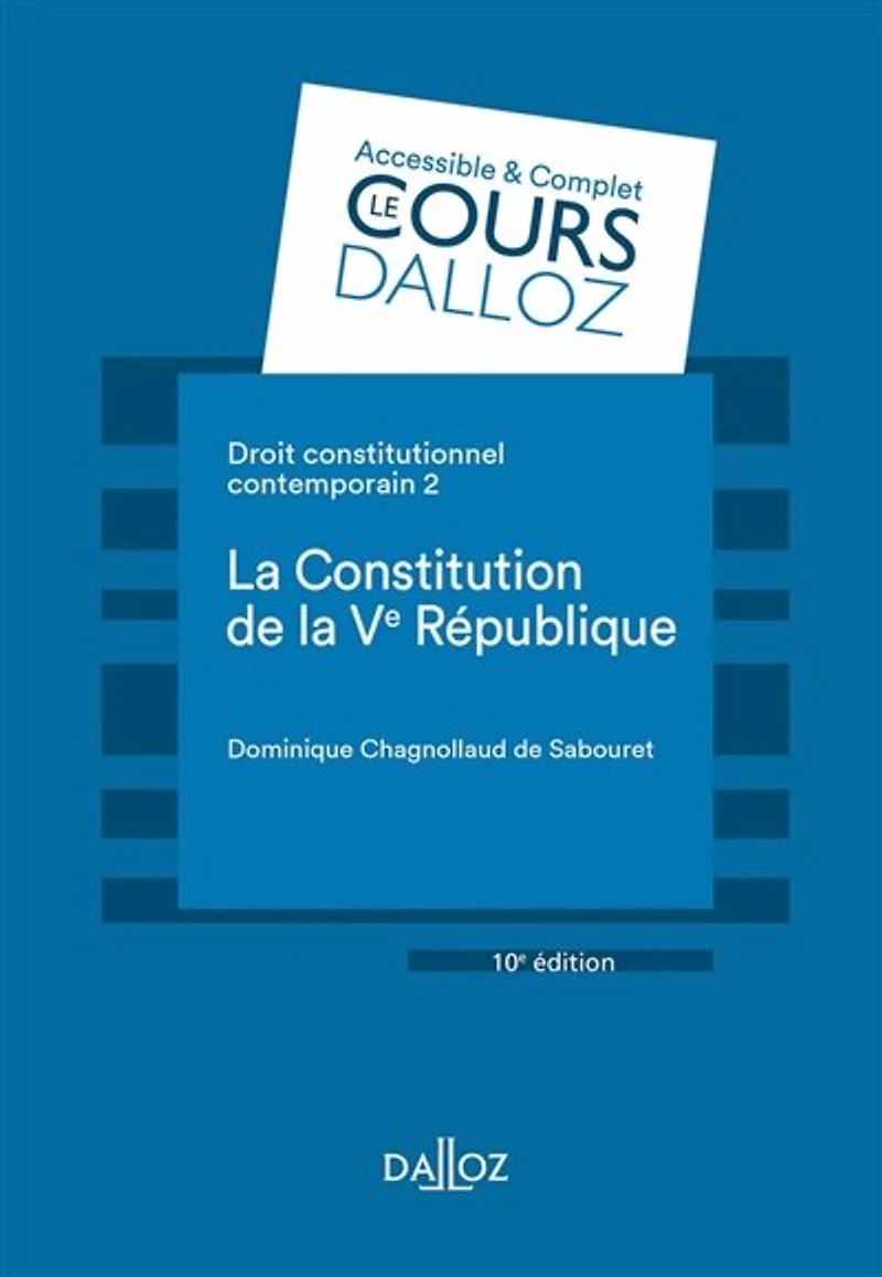 la Constitution de Ve République, L1