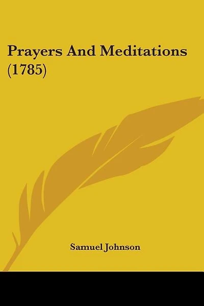 Prayers And Meditations (1785)