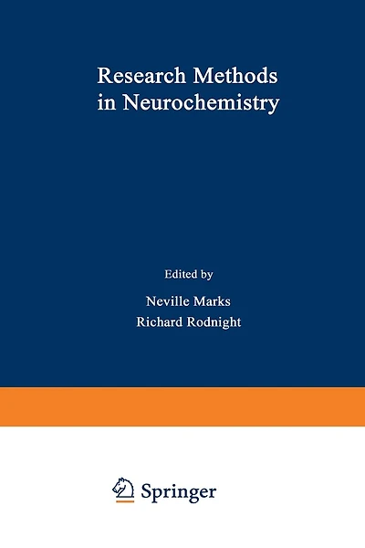 Research Methods in Neurochemistry: Volume 2
