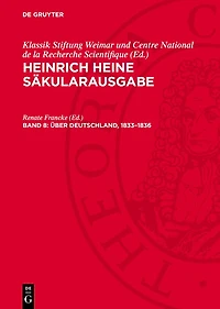 Über Deutschland, 1833–1836: Aufsätze über Kunst und Philosophie