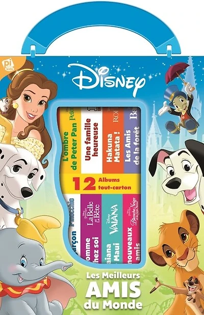 Disney: Les Meilleurs Amis du Monde 12 Albums tout-carton