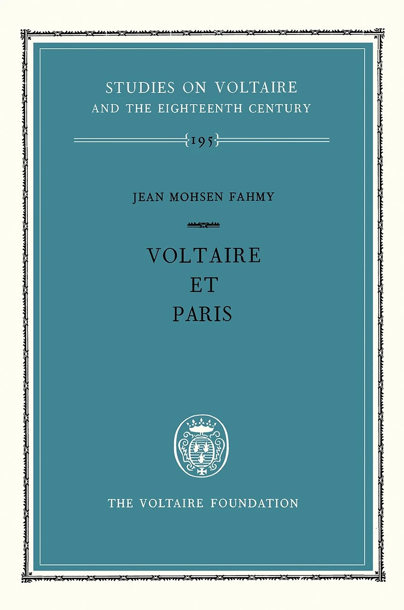 Voltaire et Paris
