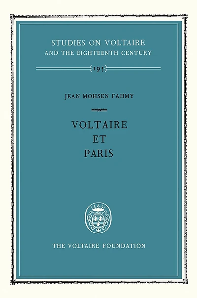 Voltaire et Paris
