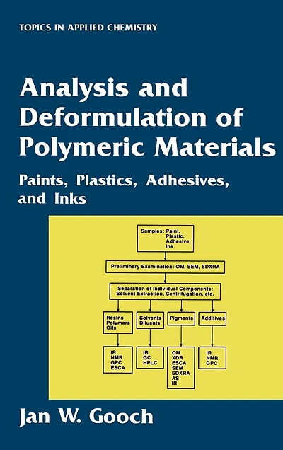 Analysis and Deformulation of Polymeric Materials: Paints, Plastics, Adhesives, Inks