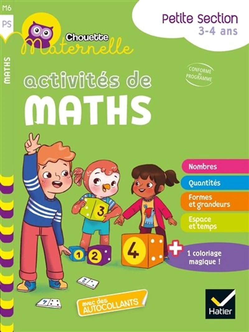 Activités de maths: petite section, 3-4 ans