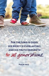 Father's Day Bulletin: His Truth (Package of 100): Psalm 100:5 (KJV)