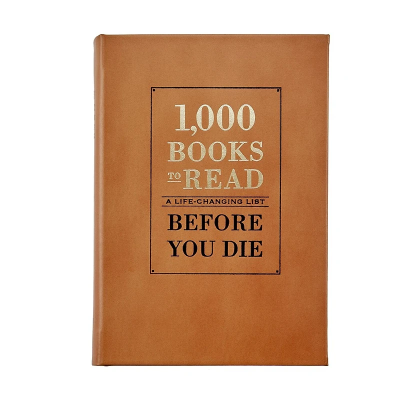 1000 BOOKS TO READ: Deluxe Leather Edition