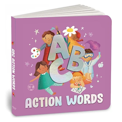 ABC Action Words: An Engaging Illustrated Board Book | A to Z Action Words and Sentences for Kids, Toddlers | Book for 3+ [Penguin Early Learning Series]