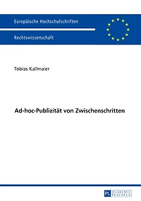 Ad-hoc-Publizitaet von Zwischenschritten