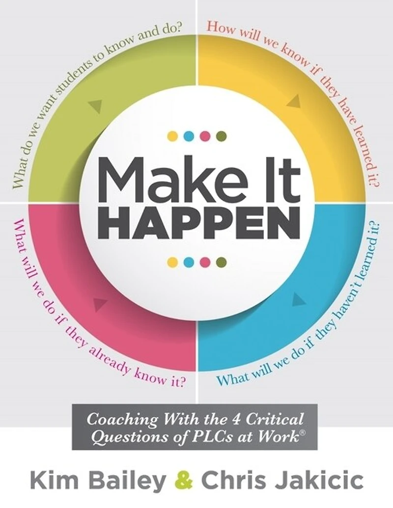Make It Happen: Coaching With the Four Critical Questions of PLCs at Work® (Professional Learning Community Strategies for Instructional Coaches)