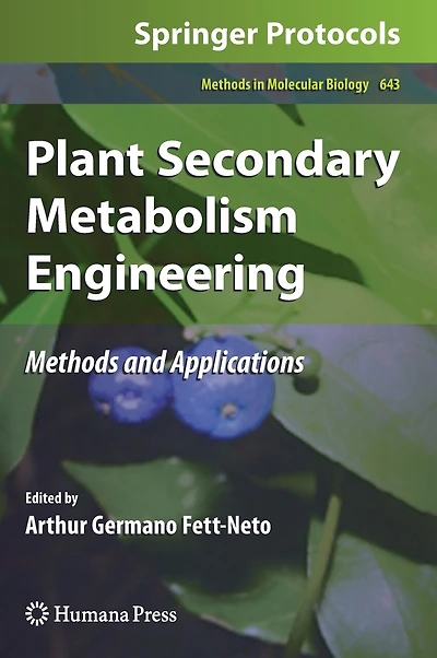 Plant Secondary Metabolism Engineering: Methods And Applications