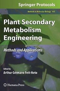 Plant Secondary Metabolism Engineering: Methods And Applications